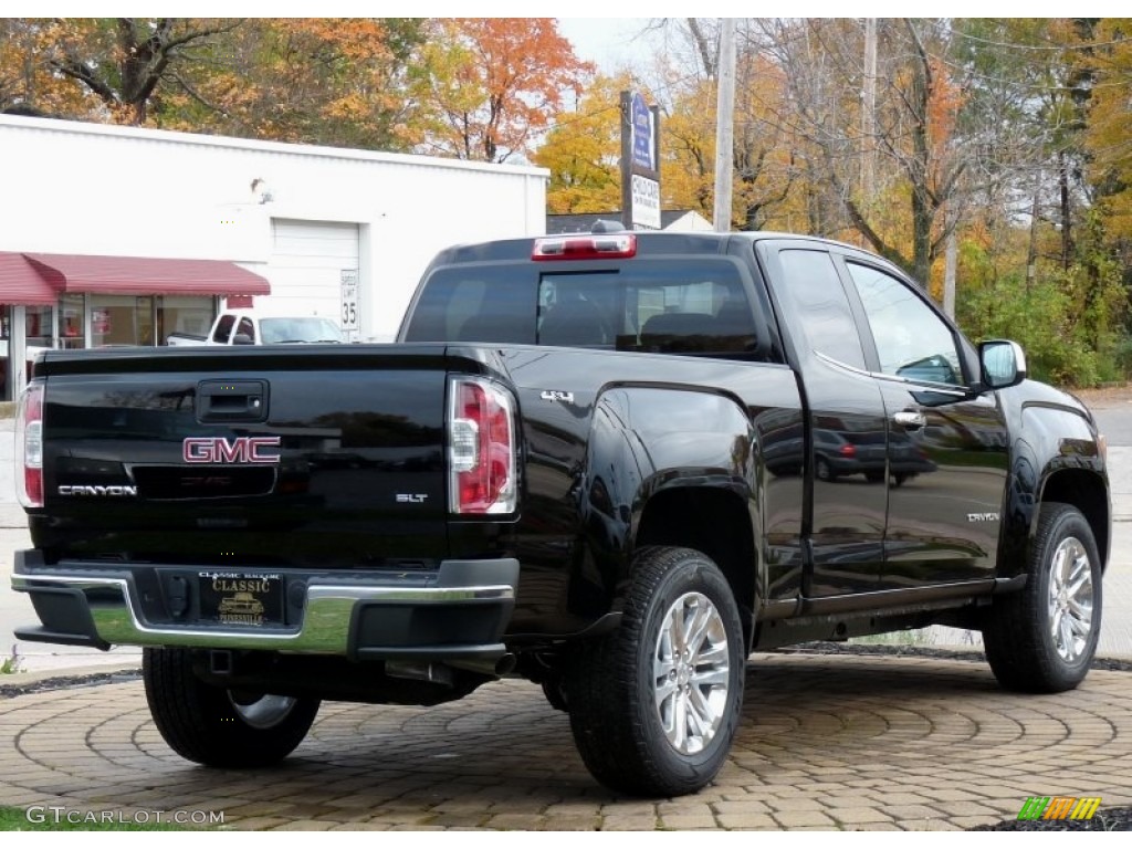 2016 Canyon SLT Extended Cab 4x4 - Onyx Black / Jet Black photo #2