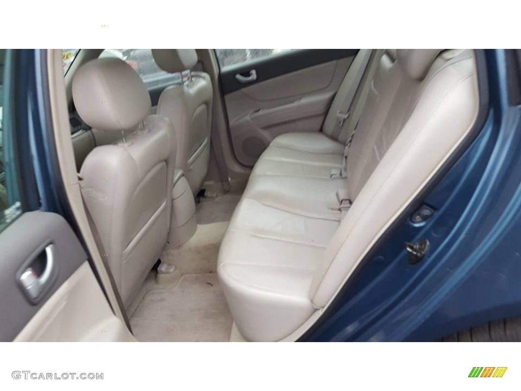 2006 Sonata LX V6 - Aquamarine Pearl / Beige photo #12