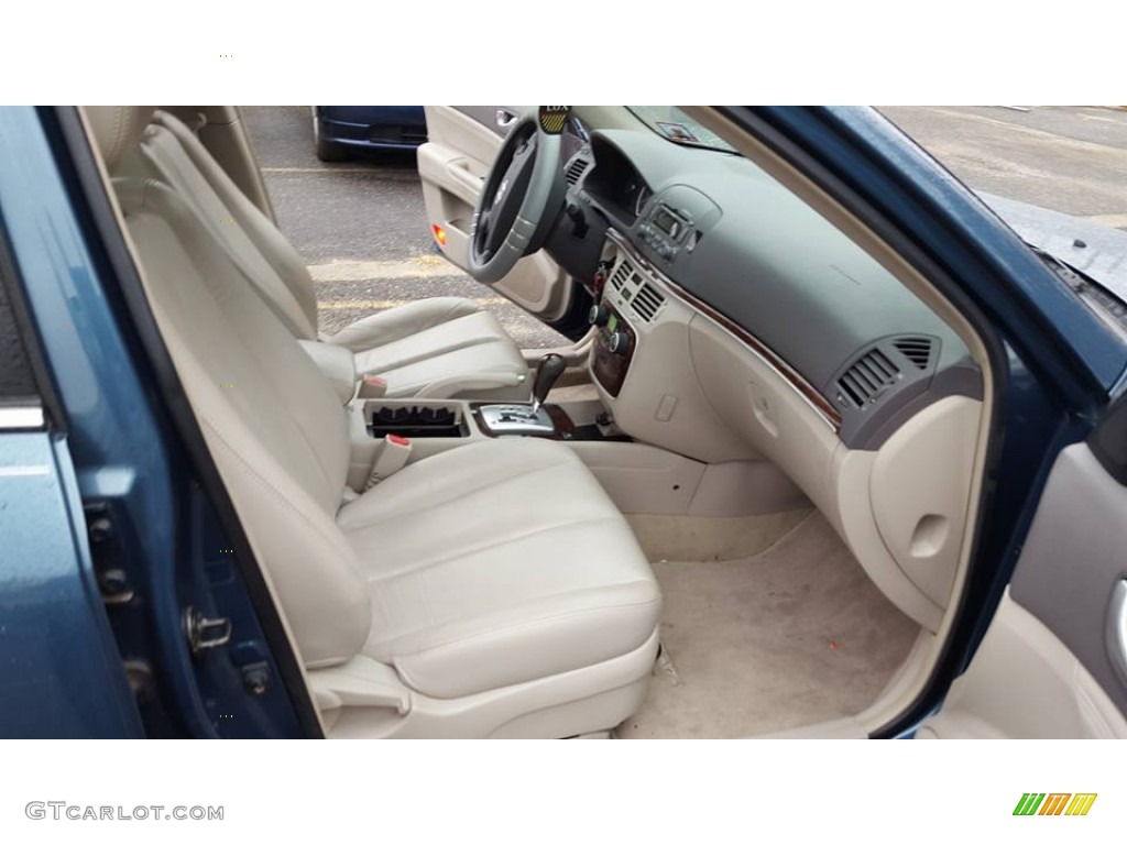 2006 Sonata LX V6 - Aquamarine Pearl / Beige photo #14