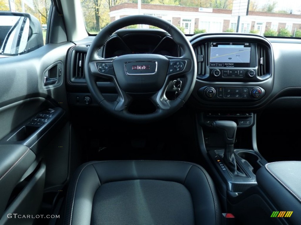 Jet Black Interior 2016 GMC Canyon SLE Crew Cab 4x4 Photo #108282734