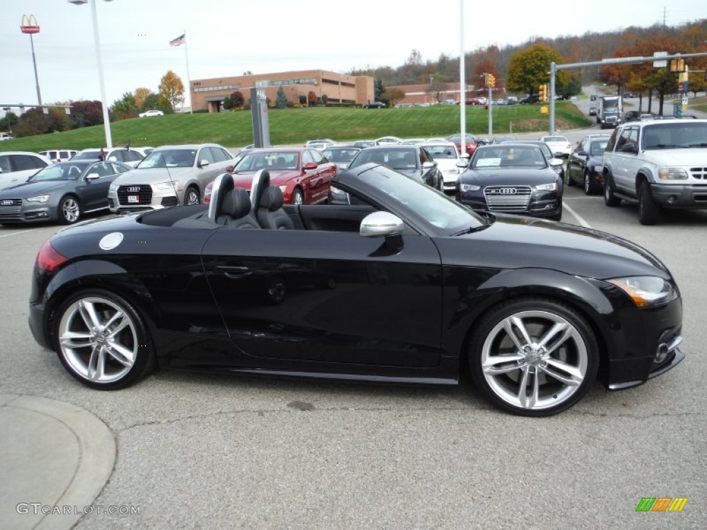 Phantom Black Pearl Effect 2013 Audi TT S 2.0T quattro Roadster Exterior Photo #108282781