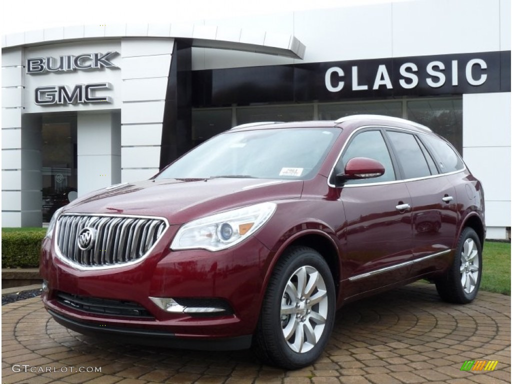 2016 Enclave Leather AWD - Crimson Red Tintcoat / Ebony/Ebony photo #1