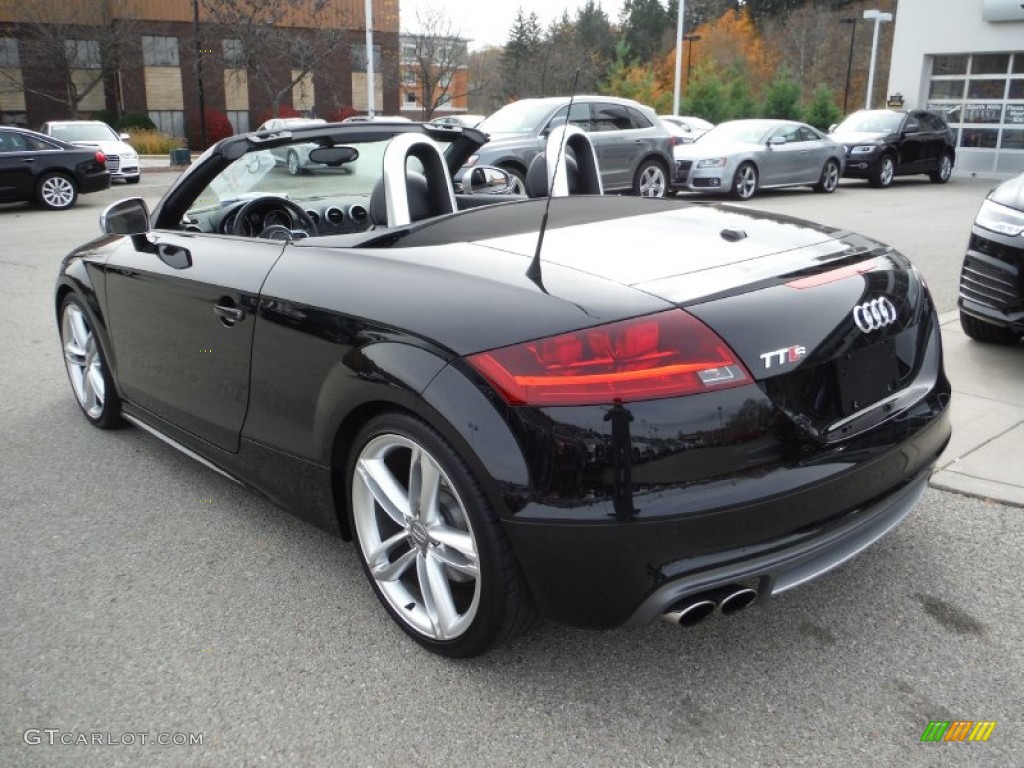 Phantom Black Pearl Effect 2013 Audi TT S 2.0T quattro Roadster Exterior Photo #108282934