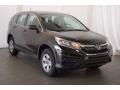 2015 Crystal Black Pearl Honda CR-V LX  photo #2