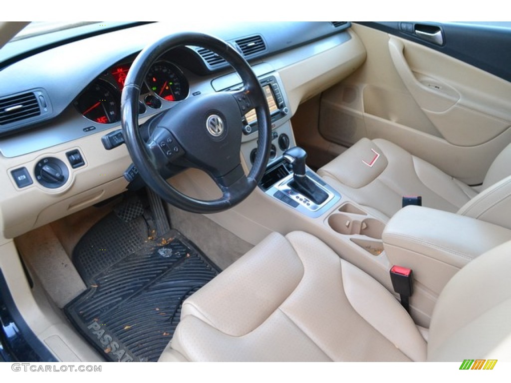 Cornsilk Beige Interior 2009 Volkswagen Passat Komfort Sedan Photo #108285092