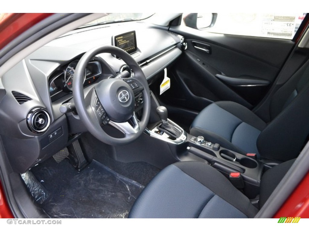 Blue/Black Interior 2016 Scion iA Sedan Photo #108285620