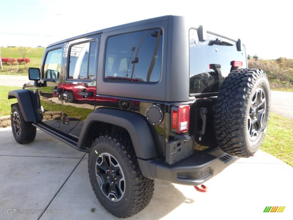 2016 Wrangler Unlimited Rubicon Hard Rock 4x4 - Black / Black photo #4