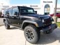 2016 Black Jeep Wrangler Unlimited Rubicon Hard Rock 4x4  photo #10