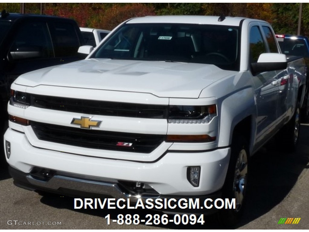 2016 Silverado 1500 LT Z71 Double Cab 4x4 - Summit White / Jet Black photo #1