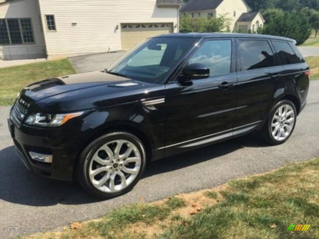 2014 Range Rover Sport HSE - Barolo Black Metallic / Ebony/Lunar/Ebony photo #1