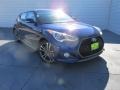 2016 Pacific Blue Hyundai Veloster Turbo  photo #2