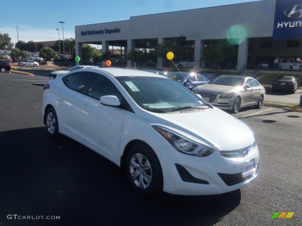 2016 Elantra SE - White / Beige photo #1