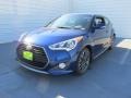2016 Pacific Blue Hyundai Veloster Turbo  photo #7