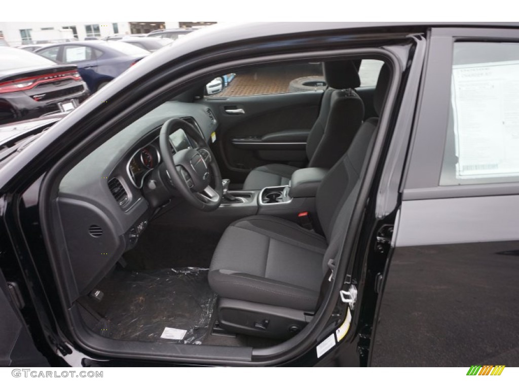 Black Interior 2016 Dodge Charger R/T Photo #108289968