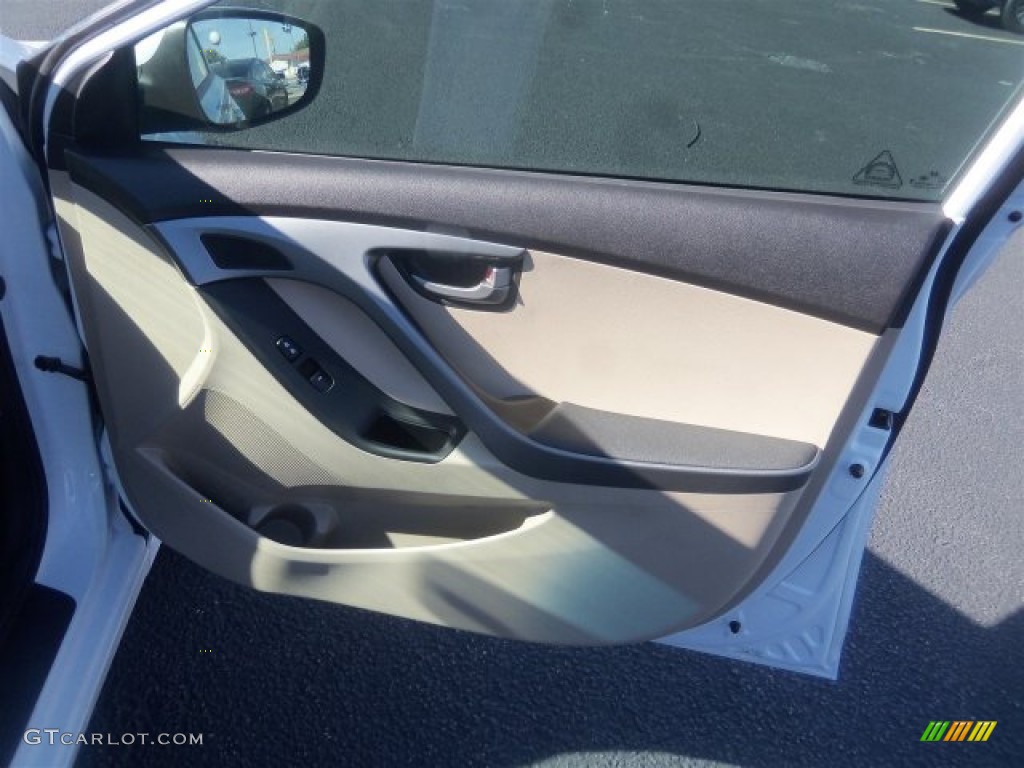2016 Elantra SE - White / Beige photo #12