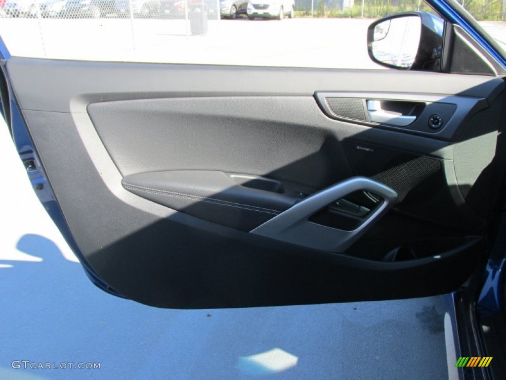 2016 Veloster Turbo - Pacific Blue / Black photo #19