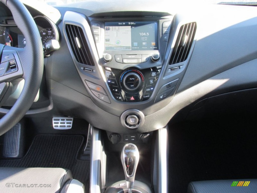 2016 Veloster Turbo - Pacific Blue / Black photo #24
