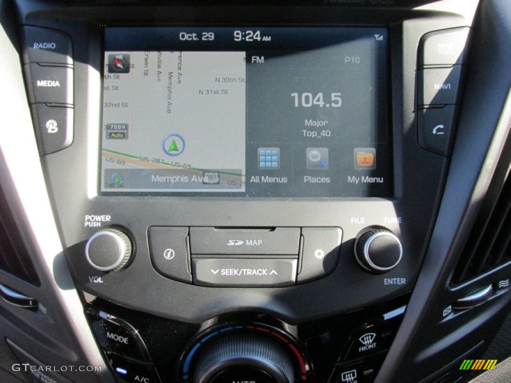 2016 Veloster Turbo - Pacific Blue / Black photo #25