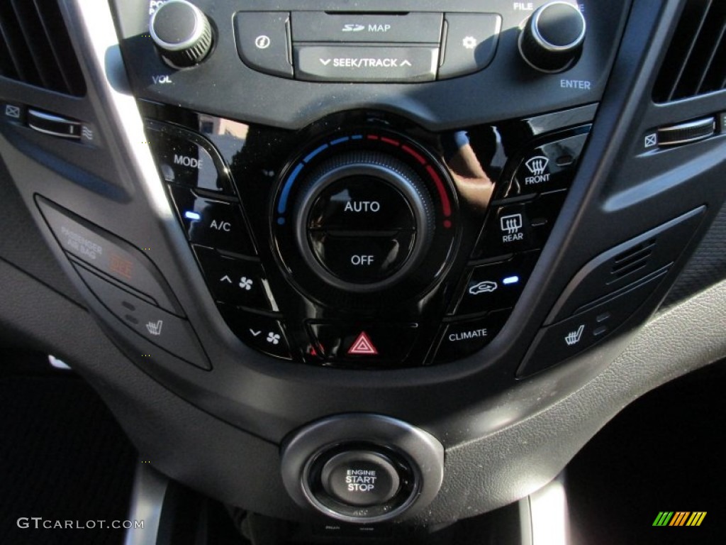 2016 Veloster Turbo - Pacific Blue / Black photo #26