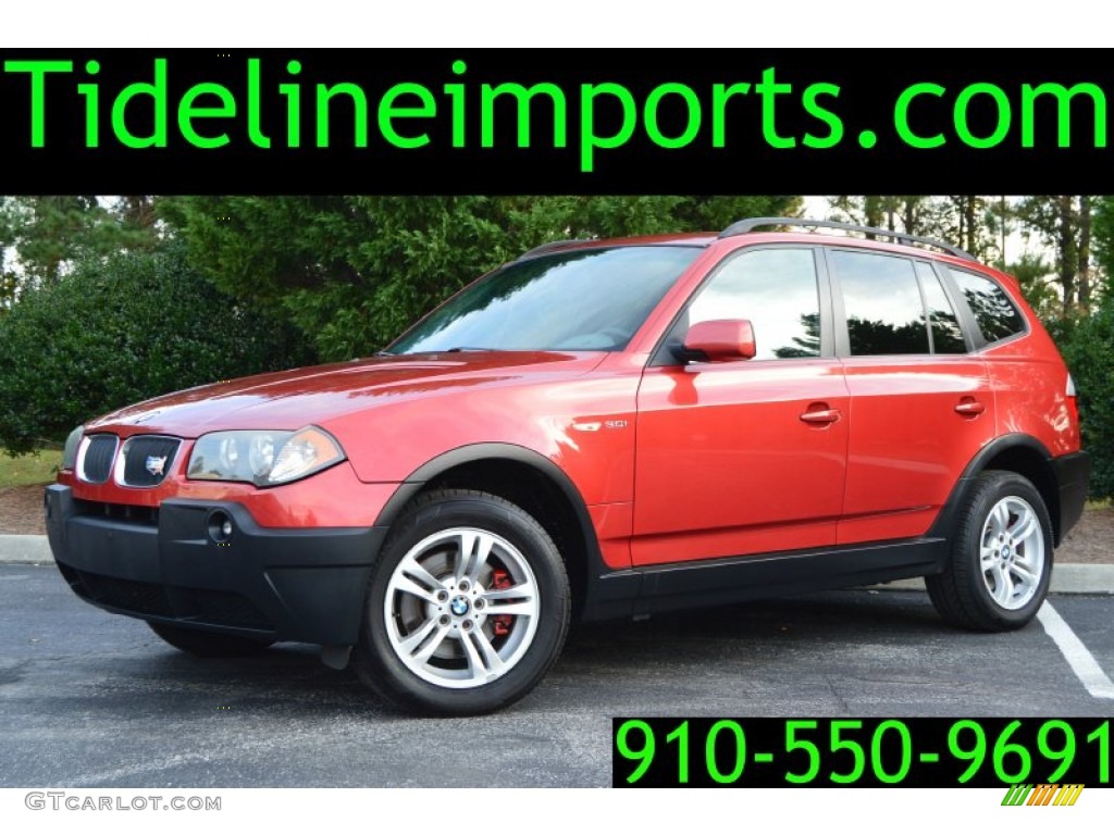 Flamenco Red Metallic BMW X3