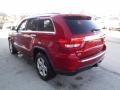 2011 Inferno Red Crystal Pearl Jeep Grand Cherokee Overland 4x4  photo #7