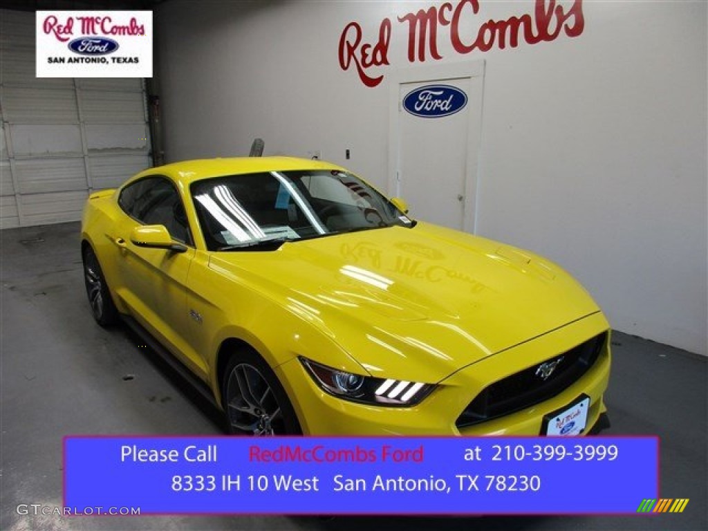 Triple Yellow Tricoat Ford Mustang