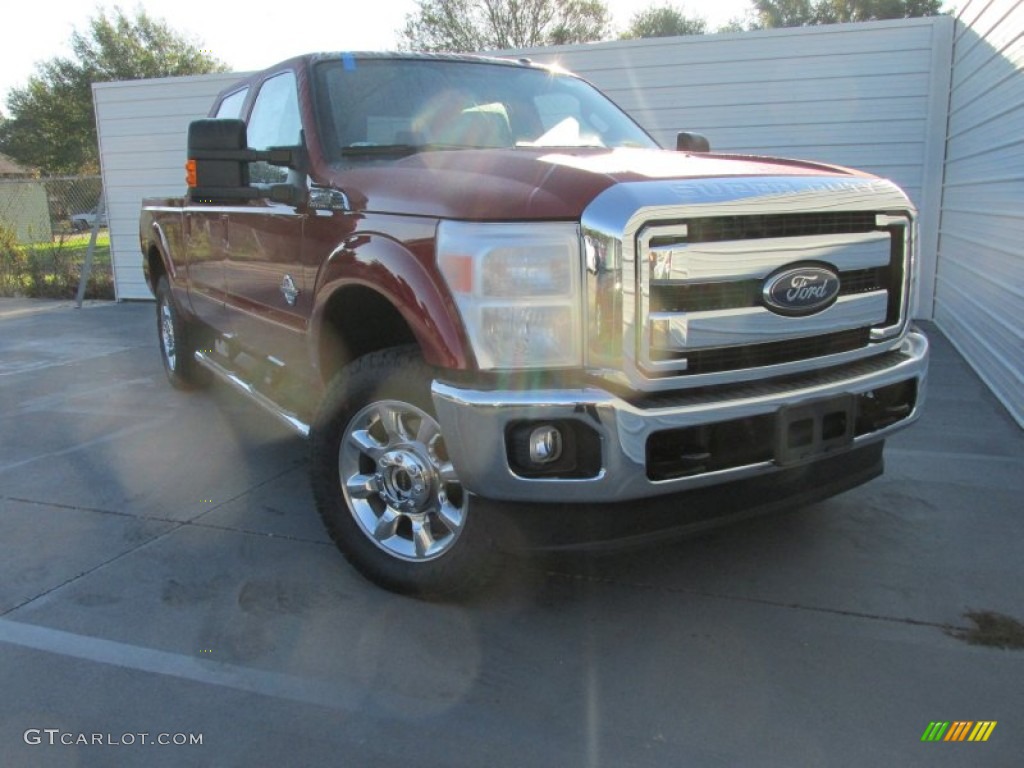 Ruby Red Metallic Ford F250 Super Duty