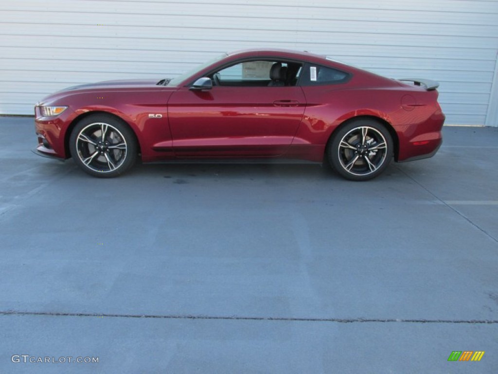 2016 Mustang GT/CS California Special Coupe - Ruby Red Metallic / California Special Ebony Black/Miko Suede photo #6