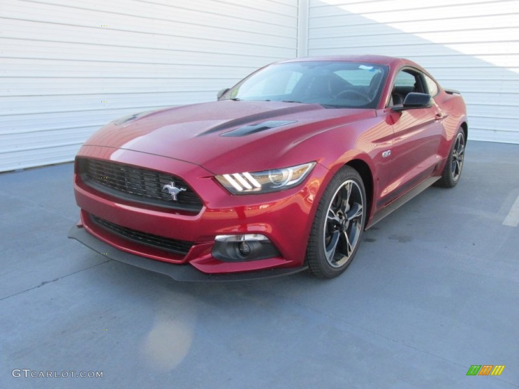 2016 Mustang GT/CS California Special Coupe - Ruby Red Metallic / California Special Ebony Black/Miko Suede photo #7