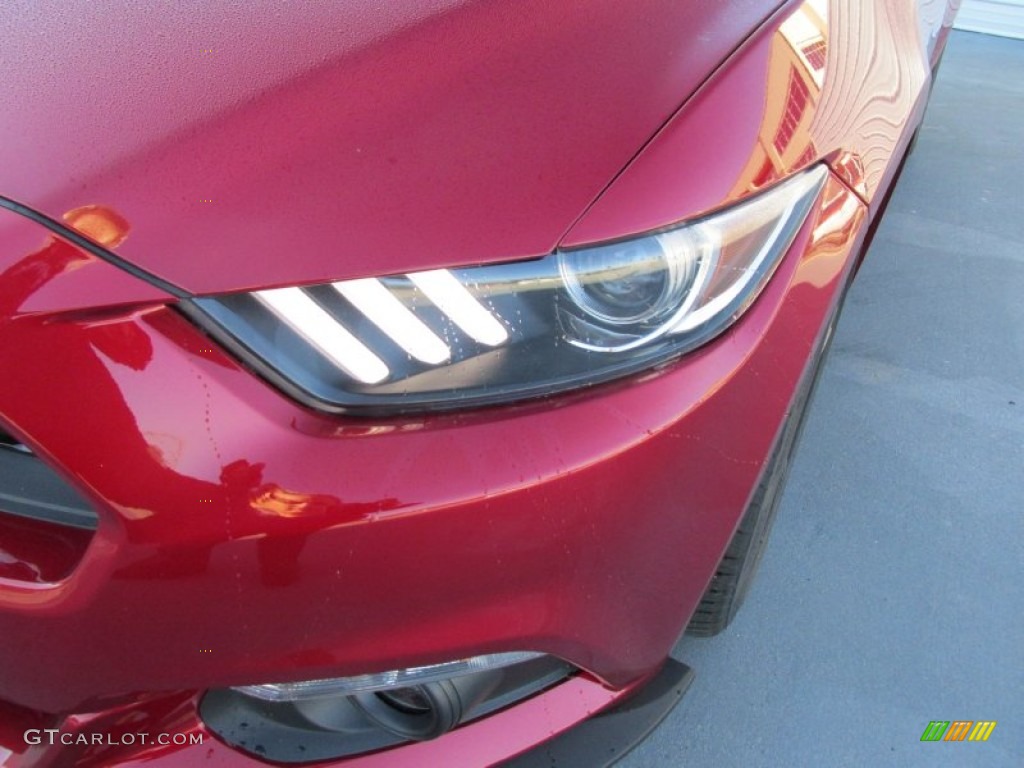 2016 Mustang GT/CS California Special Coupe - Ruby Red Metallic / California Special Ebony Black/Miko Suede photo #9