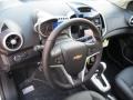 RS Jet Black 2016 Chevrolet Sonic RS Sedan Steering Wheel