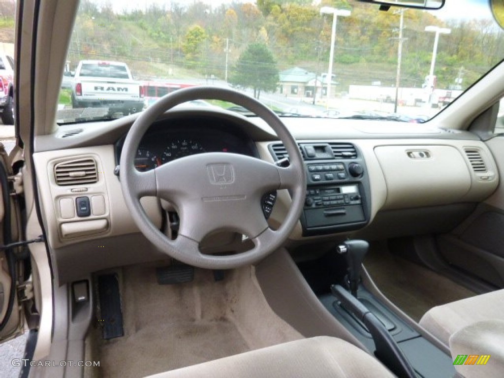 2000 Accord LX Sedan - Naples Gold Metallic / Ivory photo #14