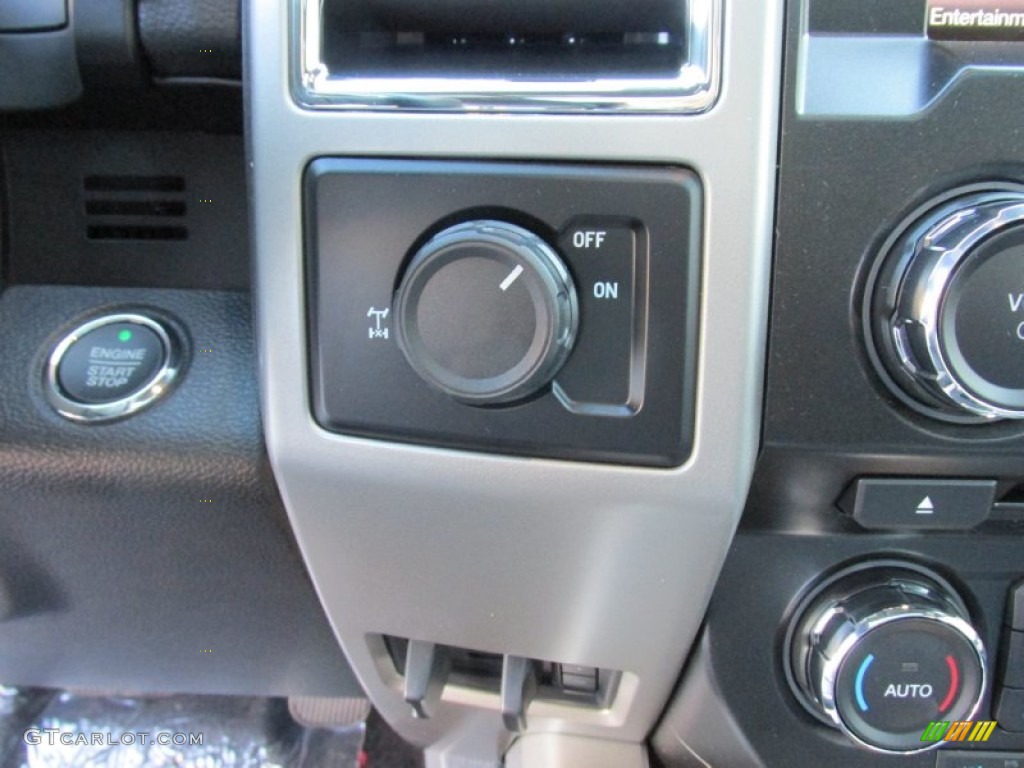 2015 F150 Lariat SuperCrew - Ruby Red Metallic / Black photo #28