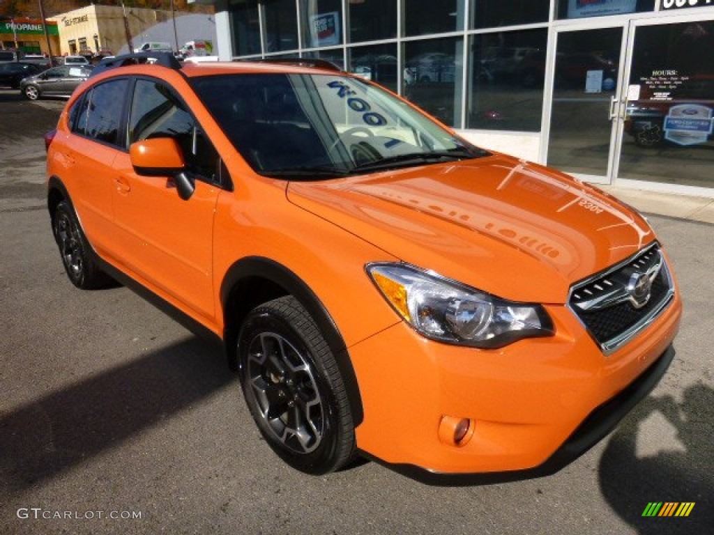 Tangerine Orange Pearl 2014 Subaru XV Crosstrek 2.0i Limited Exterior Photo #108301635