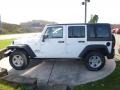 2016 Bright White Jeep Wrangler Unlimited Sport 4x4  photo #3