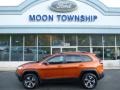 2014 Mango Tango Pearl Coat Jeep Cherokee Trailhawk 4x4  photo #5