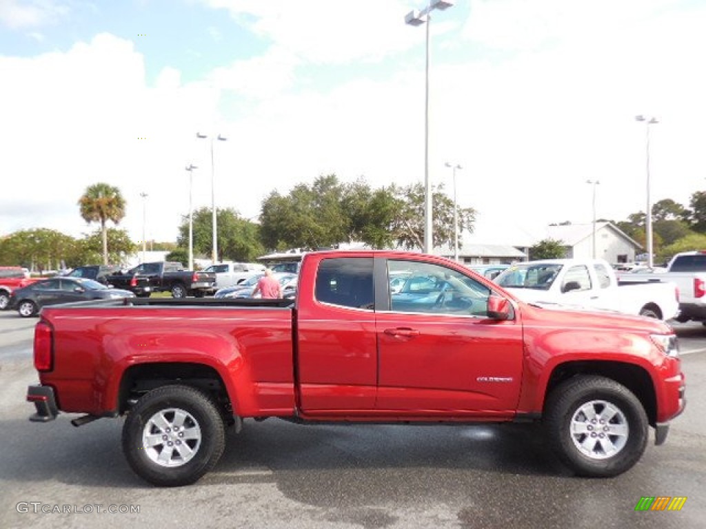 Red Hot 2015 Chevrolet Colorado Extended Cab Exterior Photo #108302745
