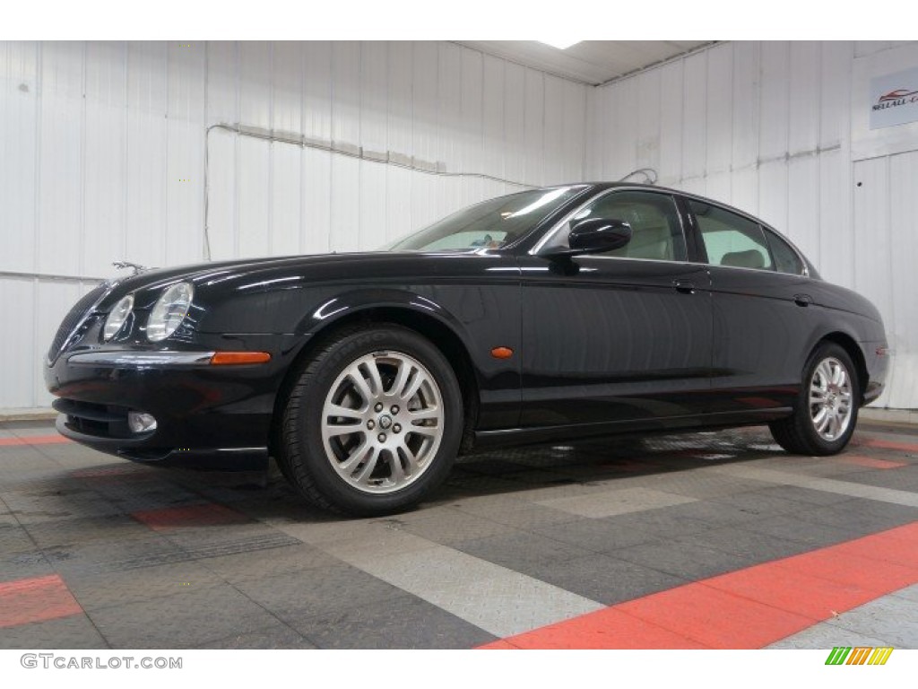2003 S-Type 4.2 - Ebony Black / Charcoal photo #2