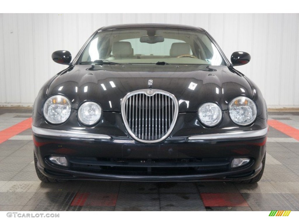 2003 S-Type 4.2 - Ebony Black / Charcoal photo #4