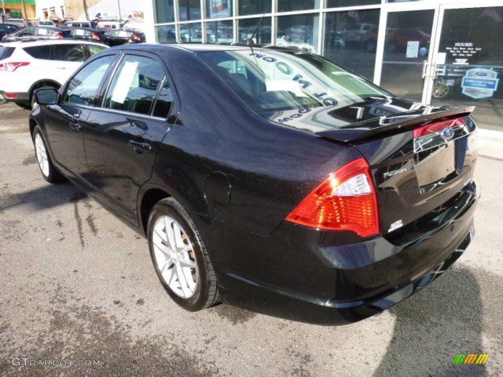 2011 Fusion SEL V6 - Tuxedo Black Metallic / Charcoal Black photo #8