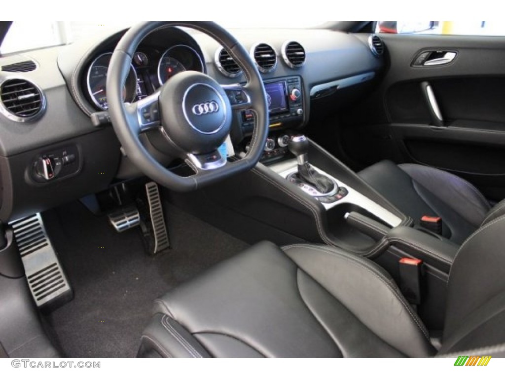 Black Interior 2013 Audi TT S 2.0T quattro Coupe Photo #108304908