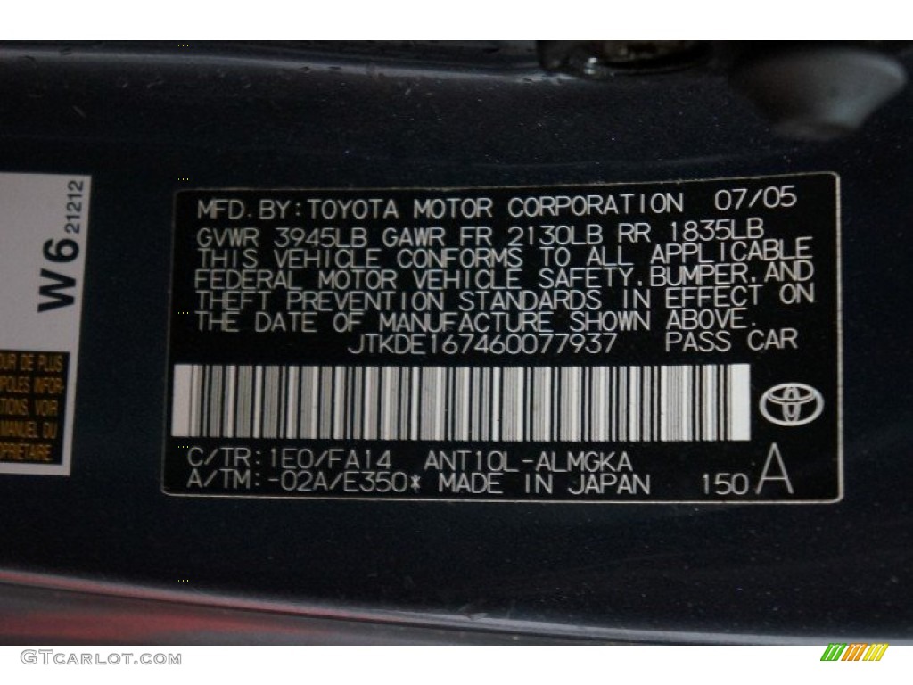 2006 tC  - Flint Mica / Dark Charcoal photo #14
