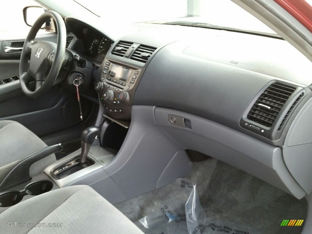 2007 Accord EX Sedan - Moroccan Red Pearl / Gray photo #9