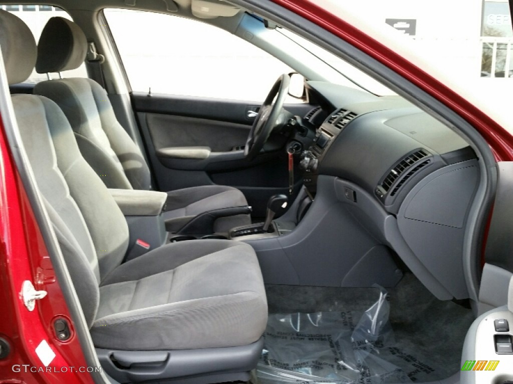 2007 Accord EX Sedan - Moroccan Red Pearl / Gray photo #10