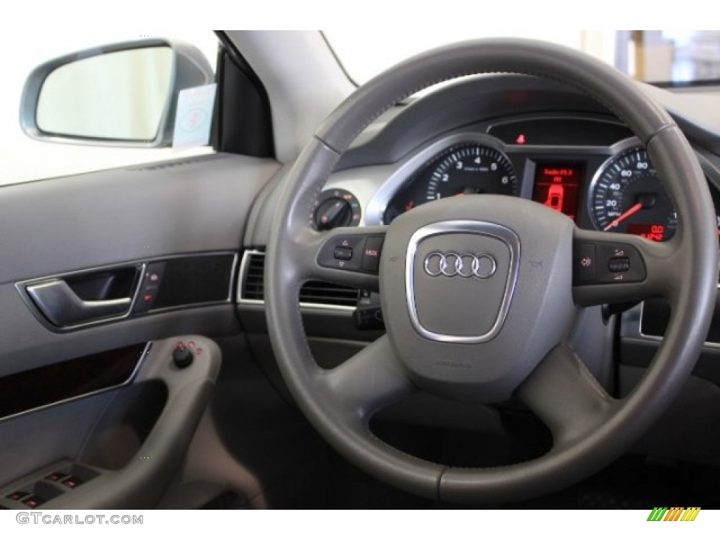 2008 A6 3.2 Sedan - Quartz Grey Metallic / Light Grey photo #31