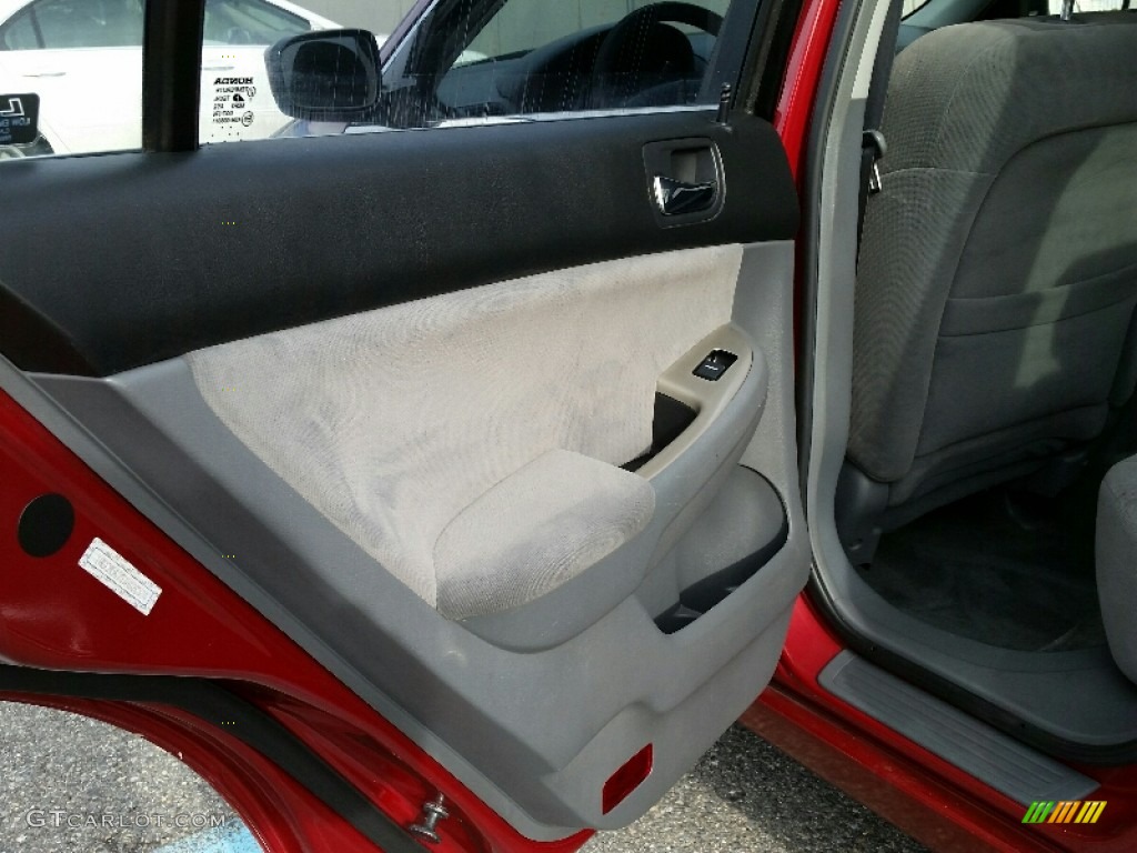 2007 Accord EX Sedan - Moroccan Red Pearl / Gray photo #17