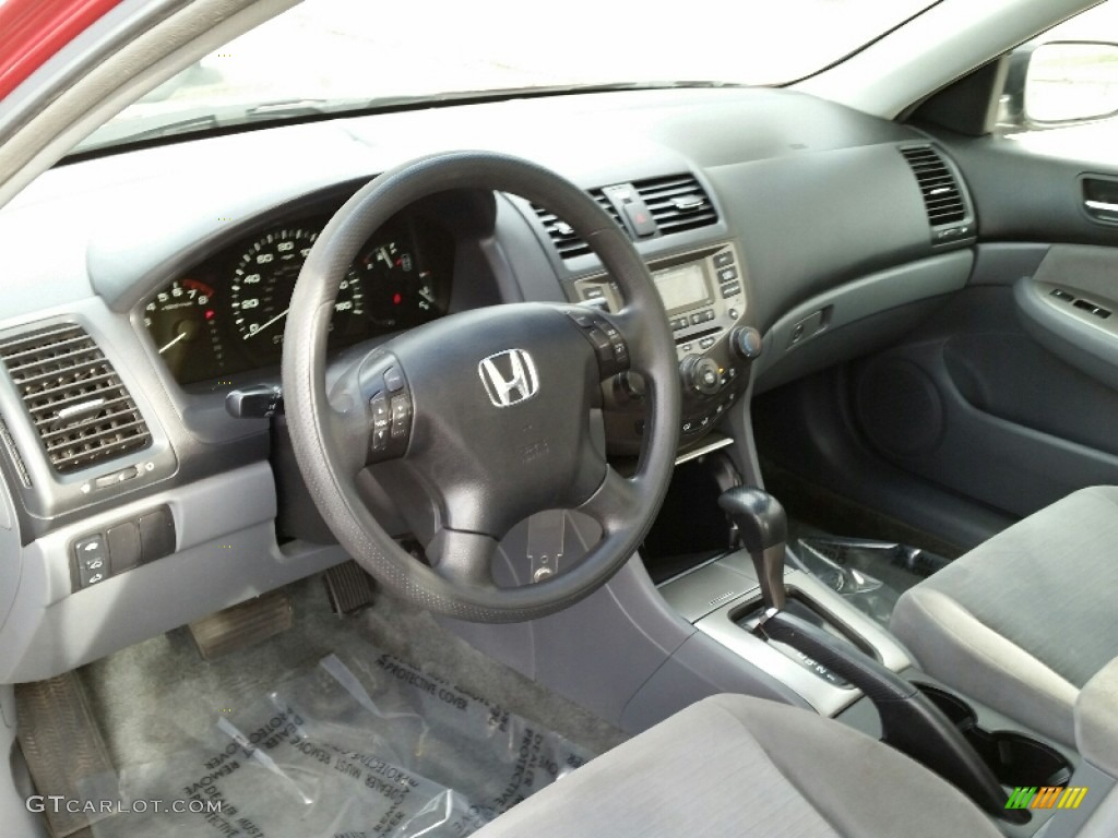 2007 Accord EX Sedan - Moroccan Red Pearl / Gray photo #21