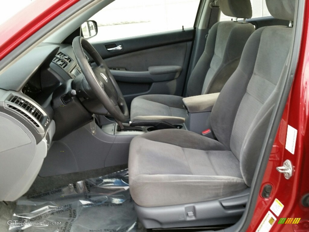 2007 Accord EX Sedan - Moroccan Red Pearl / Gray photo #23