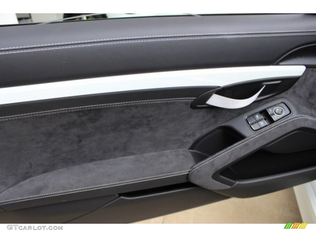 2016 Porsche Boxster Spyder Black Door Panel Photo #108307887