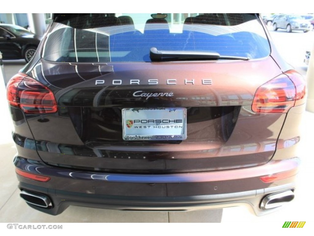 2016 Cayenne Diesel - Mahogany Metallic / Black/Luxor Beige photo #7